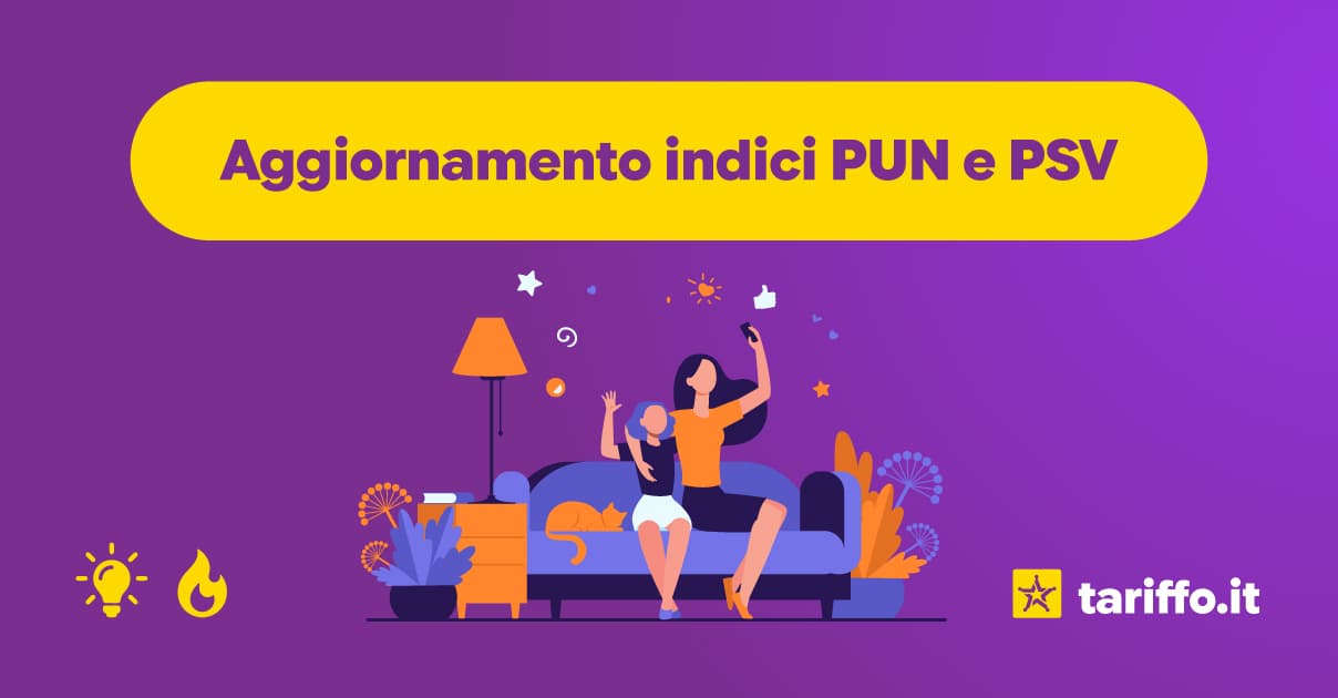 Copertina: PUN luce e PSV gas oggi, mercoledì 17 giugno 2026: valori aggiornati